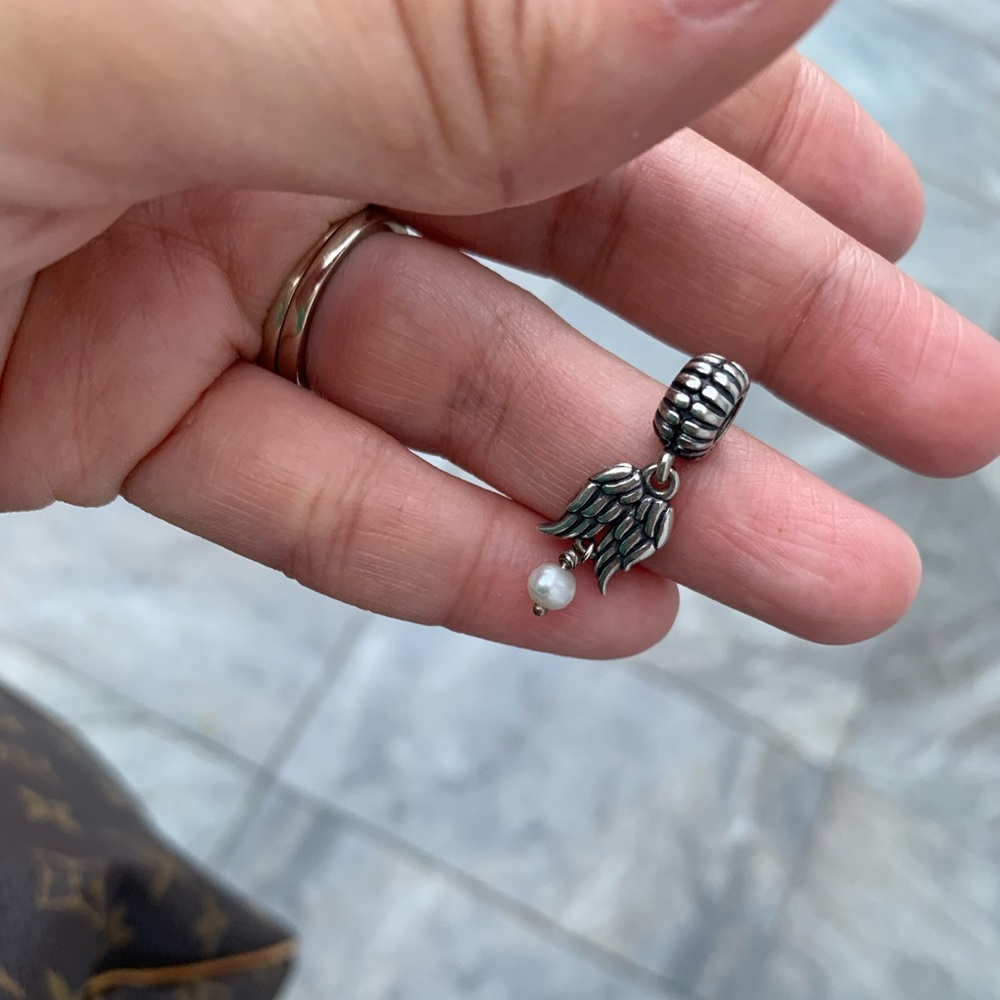 Pandora Charm Guardian Angel Wings